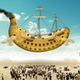 Illustration for article titled These Magical Flying Ship Illustrations Will Be Your New Desktops